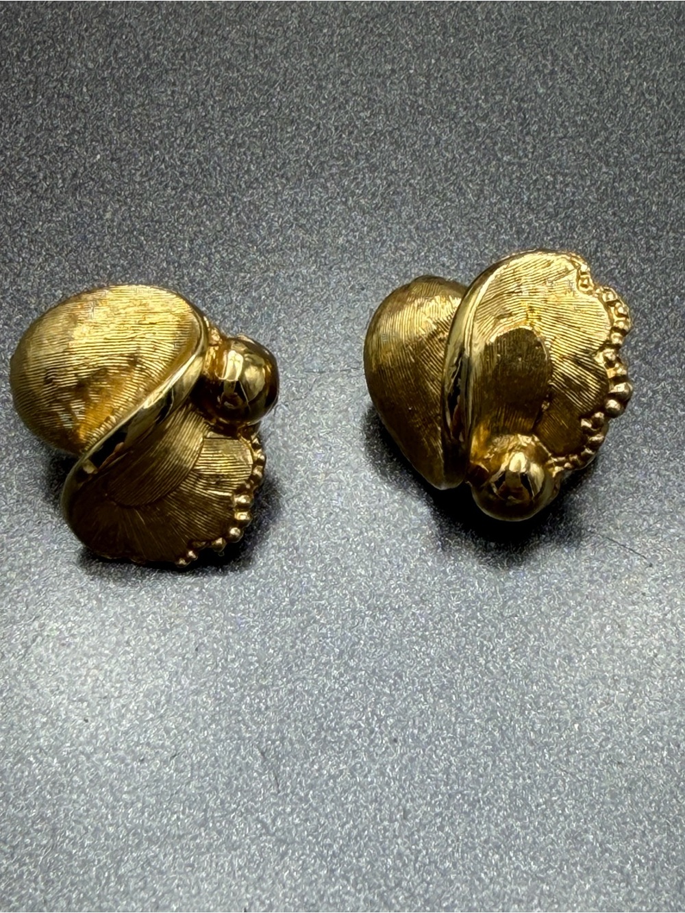 Marcel Boucher Classic Gold Clip-On Earrings